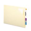 End Tab File Jacket with Antimicrobial Product Protection, Shelf-Master Reinforced Straight Tab, Letter Size, Manila, 100/Box2