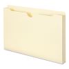 Manila File Jackets, 2-Ply Straight Tab, Legal Size, Manila, 50/Box2