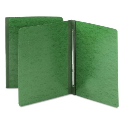 Prong Fastener Pressboard Report Cover, Two-Piece Prong Fastener, 3" Capacity, 8.5 x 11, Green/Green1