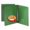 Prong Fastener Premium Pressboard Report Cover, Two-Piece Prong Fastener, 3" Capacity, 8.5 x 11, Green/Green2