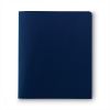 Two-Pocket Folder, Textured Paper, 100-Sheet Capacity, 11 x 8.5, Dark Blue, 25/Box2