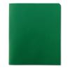 Two-Pocket Folder, Textured Paper, 100-Sheet Capacity, 11 x 8.5, Green, 25/Box2