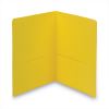 Two-Pocket Folder, Textured Paper, 100-Sheet Capacity, 11 x 8.5, Yellow, 25/Box2
