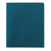 Two-Pocket Folder, Textured Paper, 100-Sheet Capacity, 11 x 8.5, Teal, 25/Box2