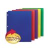 Poly Snap-In Two-Pocket Folder, 50-Sheet Capacity, 11 x 8.5, Assorted, 10/Pack1