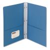 2-Pocket Folder with Tang Fastener, 0.5" Capacity, 11 x 8.5, Blue, 25/Box1