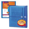 Poly String and Button Interoffice Envelopes, Open-Side (Horizontal), 9.75 x 11.63, Transparent Blue, 5/Pack2