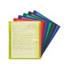 Poly Side-Load Envelopes, Fold-Over Closure, 9.75 x 11.63, Assorted Colors, 6/Pack2
