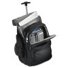 Rolling Backpack, 14 x 8 x 21, Black/Charcoal1