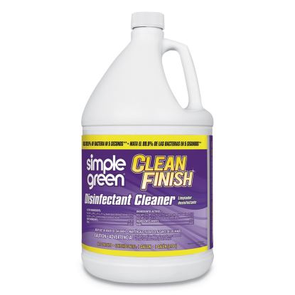 Clean Finish Disinfectant Cleaner, 1 gal Bottle, Herbal, 4/CT1