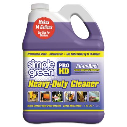 Pro HD Heavy-Duty Cleaner, Unscented, 1 gal Bottle, 4/Carton1