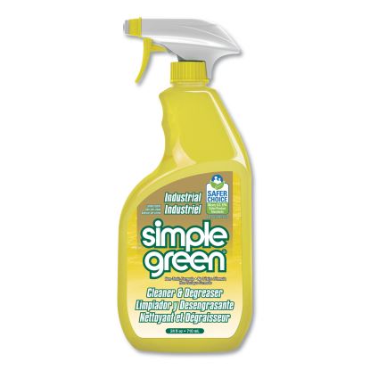Industrial Cleaner and Degreaser, Concentrated, Lemon, 24 oz Spray Bottle, 12/Carton1