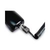 Rotating 360 Telephone Cord Detangler, Clear/Black1