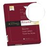100% Cotton Resume Paper, 95 Bright, 32 lb Bond Weight, 8.5 x 11, White, 100/Pack2