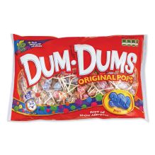 Dum-Dum-Pops, Assorted Flavors, Individually Wrapped, 300/Pack1