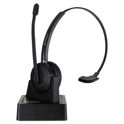 ZuM Maestro USB Softphone Headset, Monaural, Over-the-Head, Black1