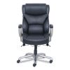 Emerson Big and Tall Task Chair, Supports Up to 400 lb, 19.5" to 22.5" Seat Height, Black Seat/Back, Silver Base2