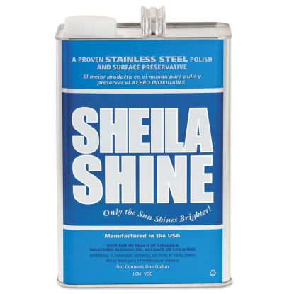 Low VOC Stainless Steel Cleaner and Polish, 1 gal Can, 4/Carton1