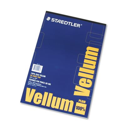 Mars Translucent Vellum Art and Drafting Paper, 16 lb Bristol Weight, 11 x 17, Translucent, 50/Pad1