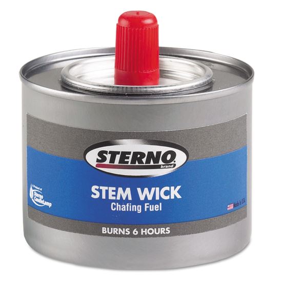 Chafing Fuel Can With Stem Wick, Methanol,1.89g, Six-Hour Burn, 24/Carton1