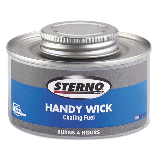 Handy Wick Chafing Fuel, Methanol, 4 Hour Burn, 4.84 oz Can, 24/Carton1