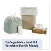 Controlled Life-Cycle Plastic Trash Bags, 13 gal, 0.7 mil, 24" x 30", White, 120/Box2