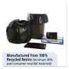 Total Recycled Content Plastic Trash Bags, 30 gal, 1.3 mil, 30" x 39", Brown/Black, 100/Carton2