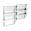 Wall File, Legal Size, 16" x 4" x 7", Clear2
