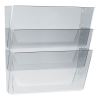 Wall File, Legal 16 x 14, Three Pocket, Clear1