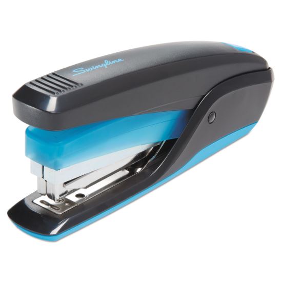 QuickTouch Reduced Effort Full Strip Stapler, 20-Sheet Capacity, Black/Blue1