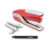 Quick Touch Stapler Value Pack, 28-Sheet Capacity, Red/Silver2