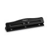 11-Sheet Commercial Adjustable Desktop Two- to Three-Hole Punch, 9/32" Holes, Black1