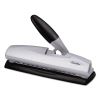20-Sheet LightTouch Desktop Two- to Seven-Hole Punch, 9/32" Holes, Silver/Black2