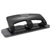 20-Sheet SmartTouch Three-Hole Punch, 9/32" Holes, Black/Gray2