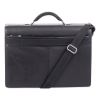 Milestone Briefcase, Holds Laptops 15.6", 5" x 5" x 12", Black2