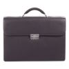 Milestone Briefcase, Fits Devices Up to 15.6", Leather, 5 x 5 x 12, Brown2