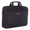 Cadence Slim Briefcase, Fits Devices Up to 15.6", Polyester, 3.5 x 3.5 x 16, Charcoal1