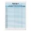 Patient Sign-In Label Forms, Two-Part Carbon, 8.5 x 11.63, Blue, 1/Page, 125 Forms1
