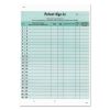 Patient Sign-In Label Forms, Two-Part Carbon, 8.5 x 11.63, Green, 1/Page, 125 Forms1