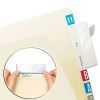 Self-Adhesive Label/File Folder Protector, Top Tab, 3 1/2 x 2, Clear, 500/Box1