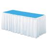 Table Set Linen-Like Table Skirting, Polyester, 29" x 14 ft, White2