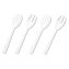 Table Set Plastic Serving Forks and Spoons, White, 24 Forks, 24 Spoons per Pack1