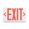 LED Exit Sign, Polycarbonate, 12 1/4" x 2 1/2" x 8 3/4", White2