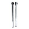 Adjusta-Tape Crowd Control Stanchion Posts Only, Polished Aluminum, 40" High, Silver, 2/Box2