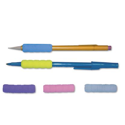 Ribbed Pencil Cushions, 1.75" Long, Assorted Colors, 50/Box1