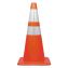 Traffic Cone, 14 x 14 x 28, Orange/Silver1