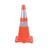 Traffic Cone, 14 x 14 x 28, Orange/Silver2