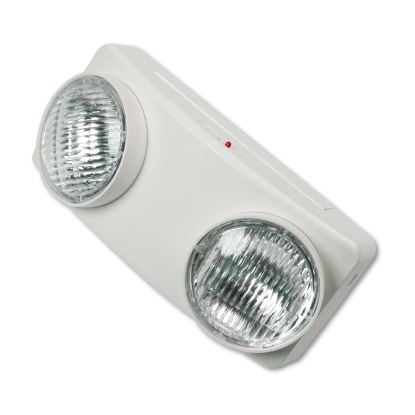 Swivel Head Twin Beam Emergency Lighting Unit, 12.75"w x 4"d x 5.5"h, White1