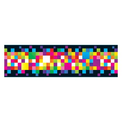 Bolder Borders, 2.75" x 35.75 ft, Pixels, Assorted Colors1