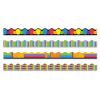 Terrific Trimmers Border Variety Set, 2.25" x 39", Collage, Assorted Colors/Designs, 48/Set1